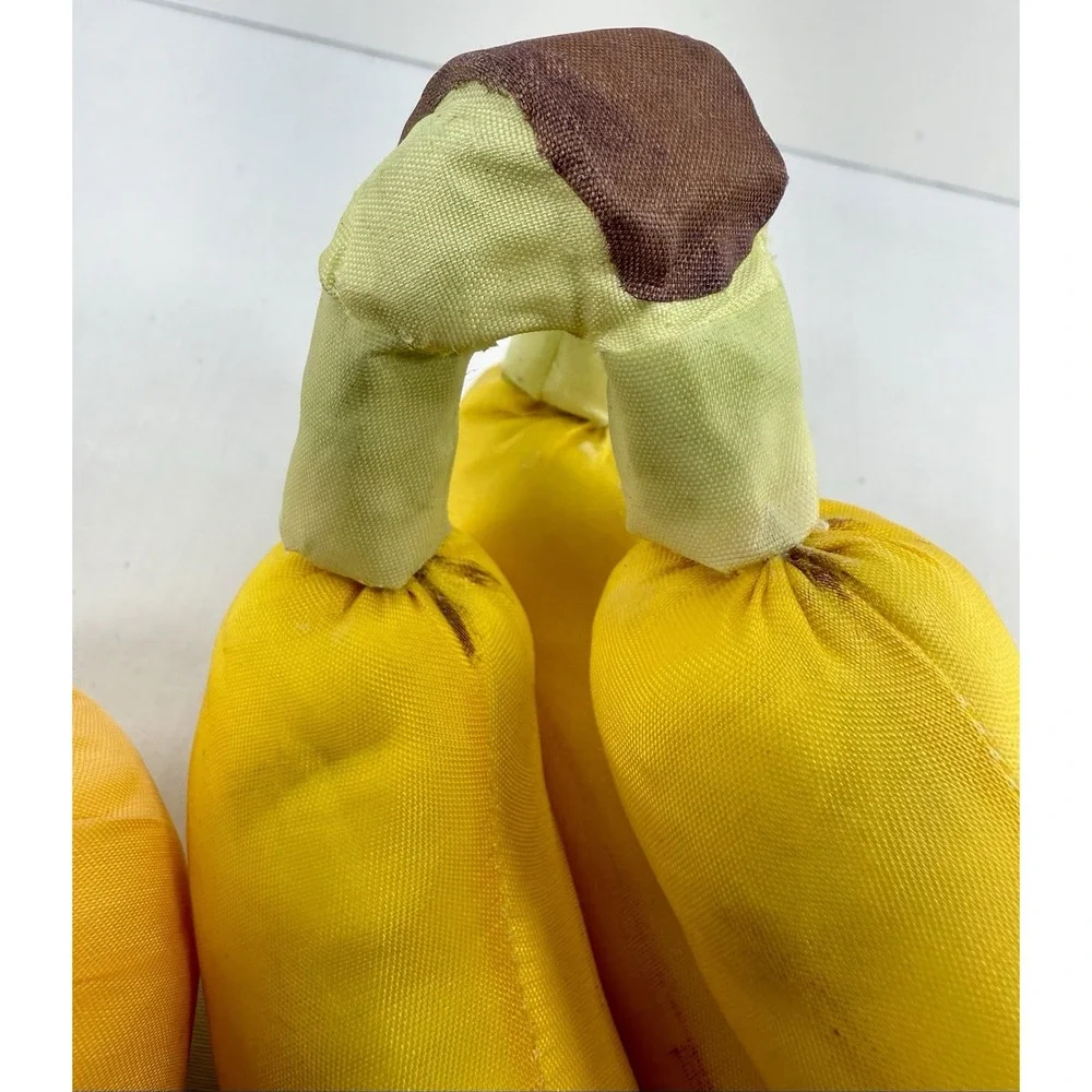 Vintage Fabric Fruit Set‎ Bananas Grapes Orange Decor Kitchen Display Photo Prop